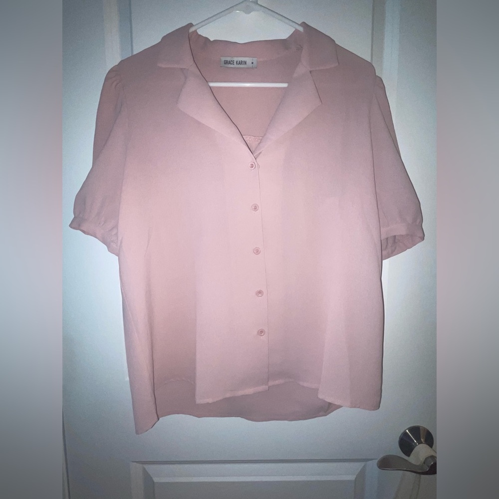 Pink blouse